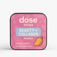 dose beauty + collagen strip.