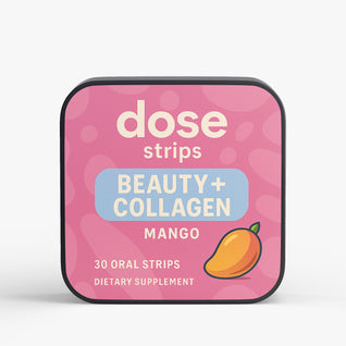 dose beauty + collagen strip.