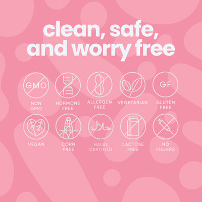 dose beauty + collagen strip.