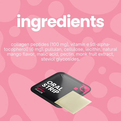 dose beauty + collagen strip.