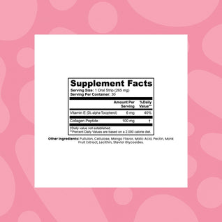 dose beauty + collagen strip.